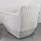 LIGNE ROSET FACETT SESSEL tv stuhl designer stoff space age hocker weißgrau