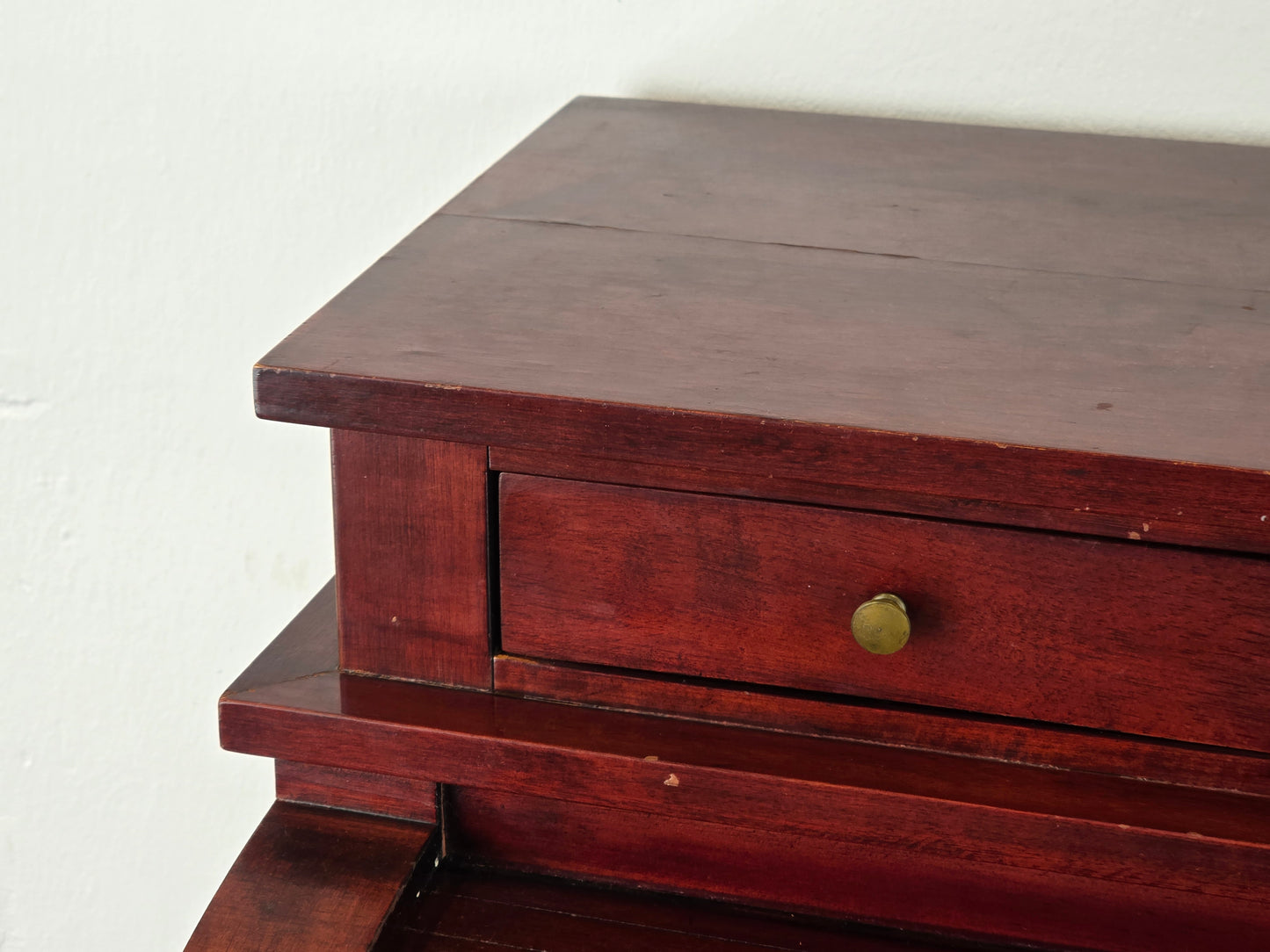 VINTAGER SEKRETÄR kommode schreibtisch mahagoni holz minibar