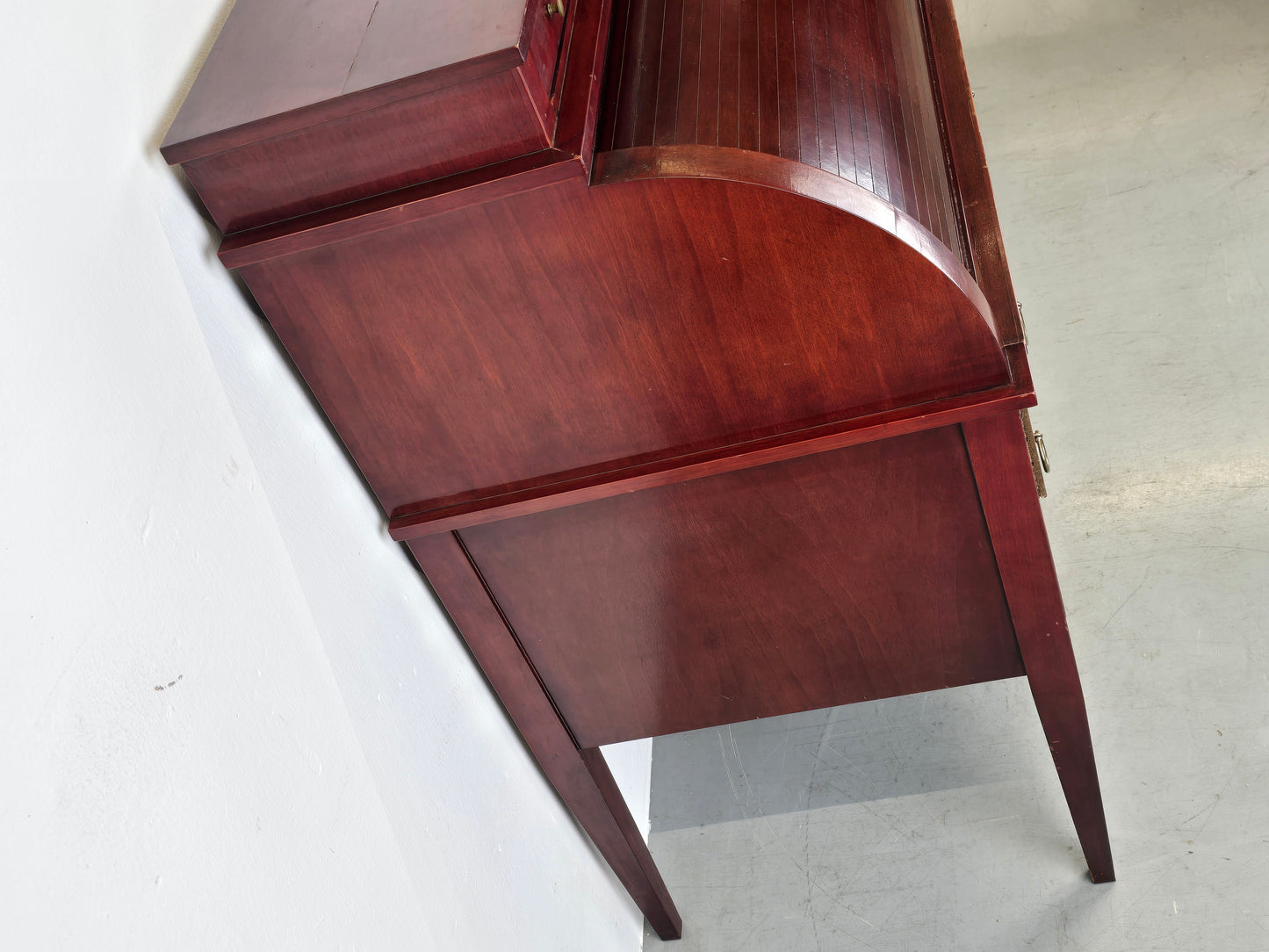 VINTAGER SEKRETÄR kommode schreibtisch mahagoni holz minibar