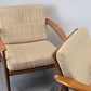 MID CENUTRY SESSEL vintage tv armchair holz 1960er Jahre knoll antimott