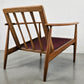 MID CENUTRY SESSEL vintage tv armchair holz 1960er Jahre knoll antimott