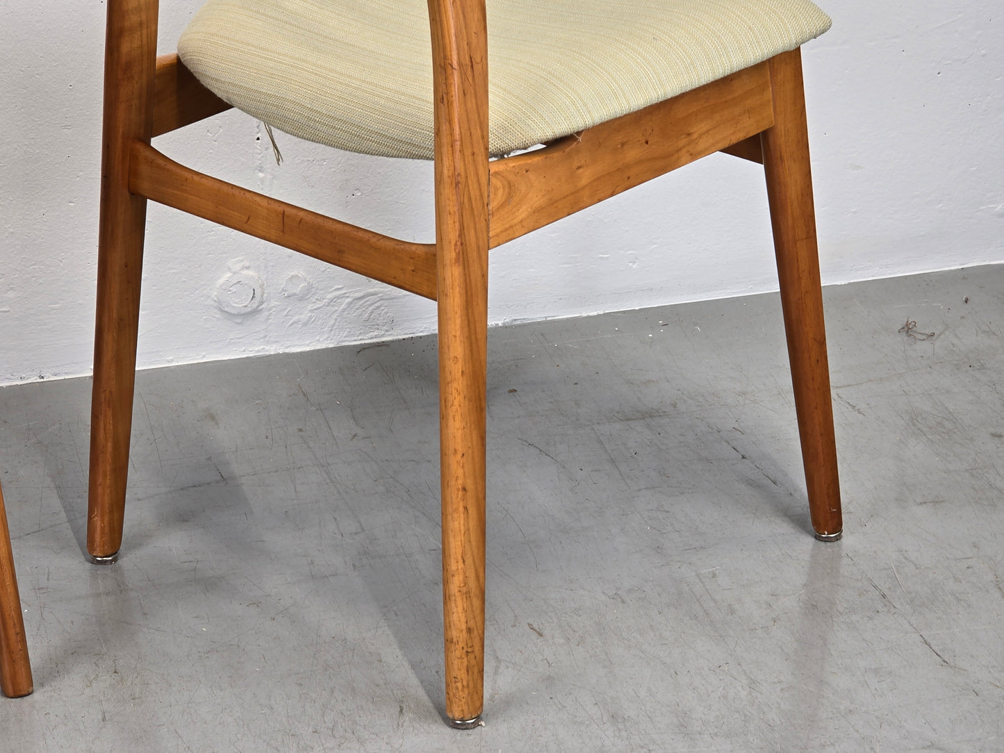 MID CENTURY STÜHLE stuhl küche esszimmer esstisch vintage holz danish