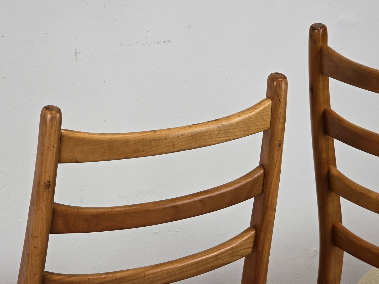 MID CENTURY STÜHLE stuhl küche esszimmer esstisch vintage holz danish