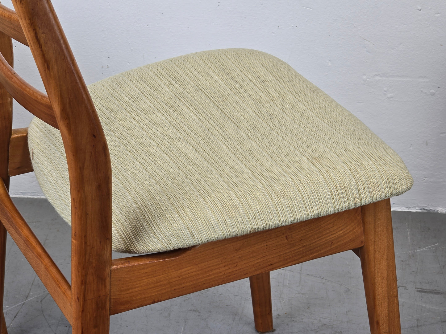 MID CENTURY STÜHLE stuhl küche esszimmer esstisch vintage holz danish