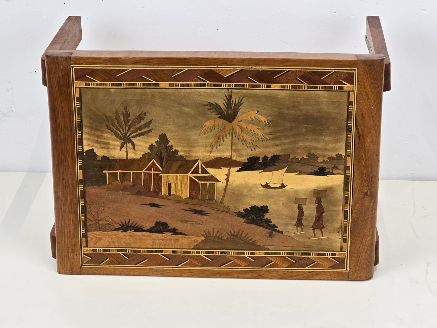 ART DECO SATZTISCHE couchtisch beisteltisch antik Madagaskar vintage tisch