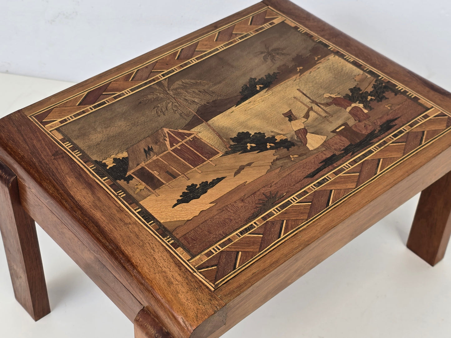 ART DECO SATZTISCHE couchtisch beisteltisch antik Madagaskar vintage tisch