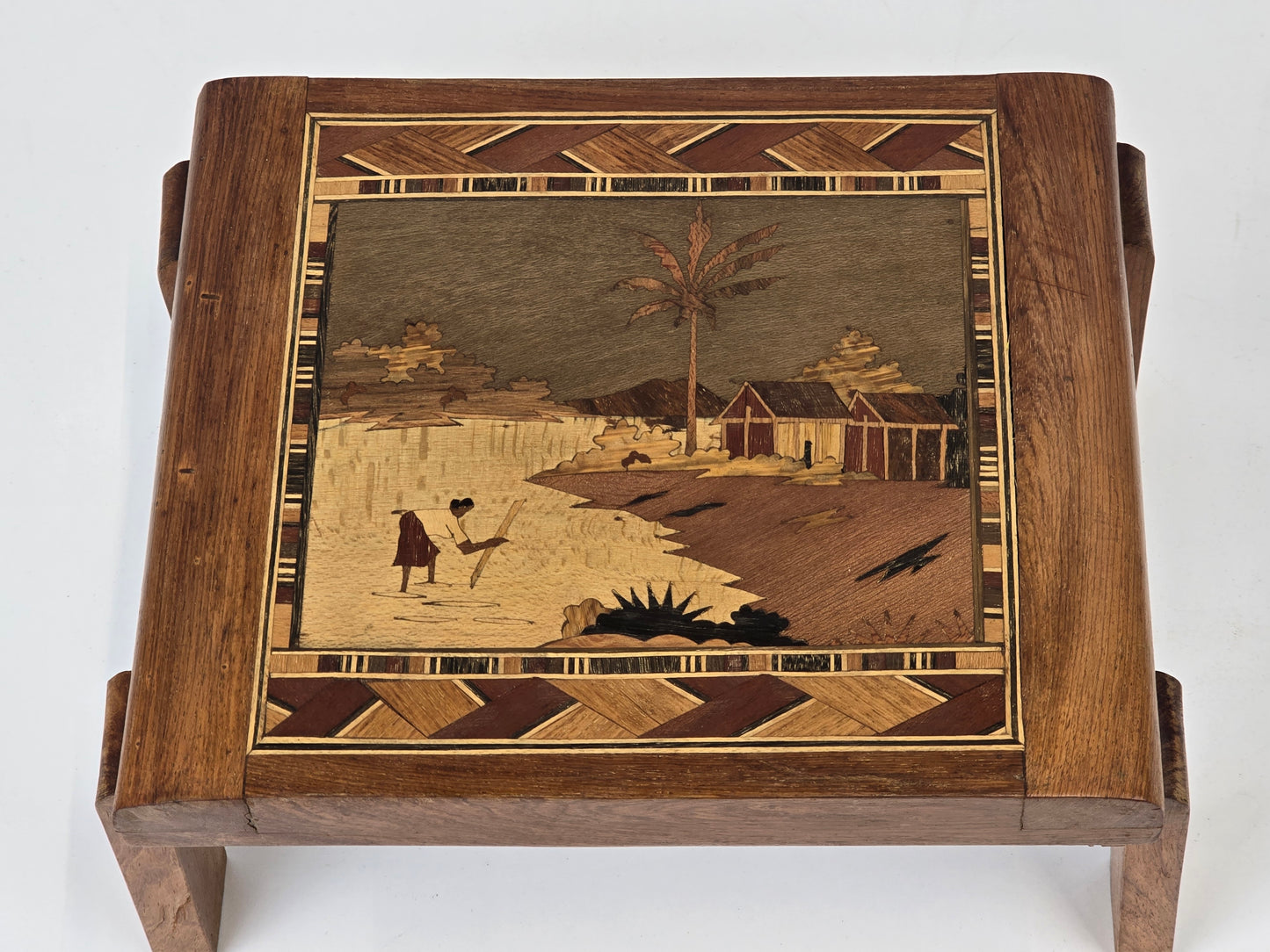 ART DECO SATZTISCHE couchtisch beisteltisch antik Madagaskar vintage tisch