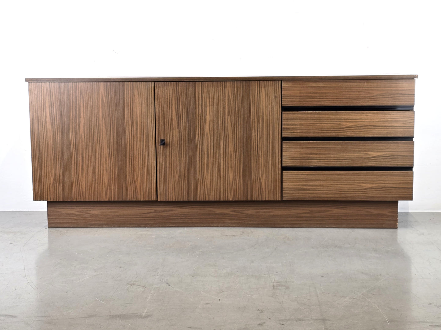 VINTAGE SIDEBOARD kommode tv resopal board ddr retro 1960er braun