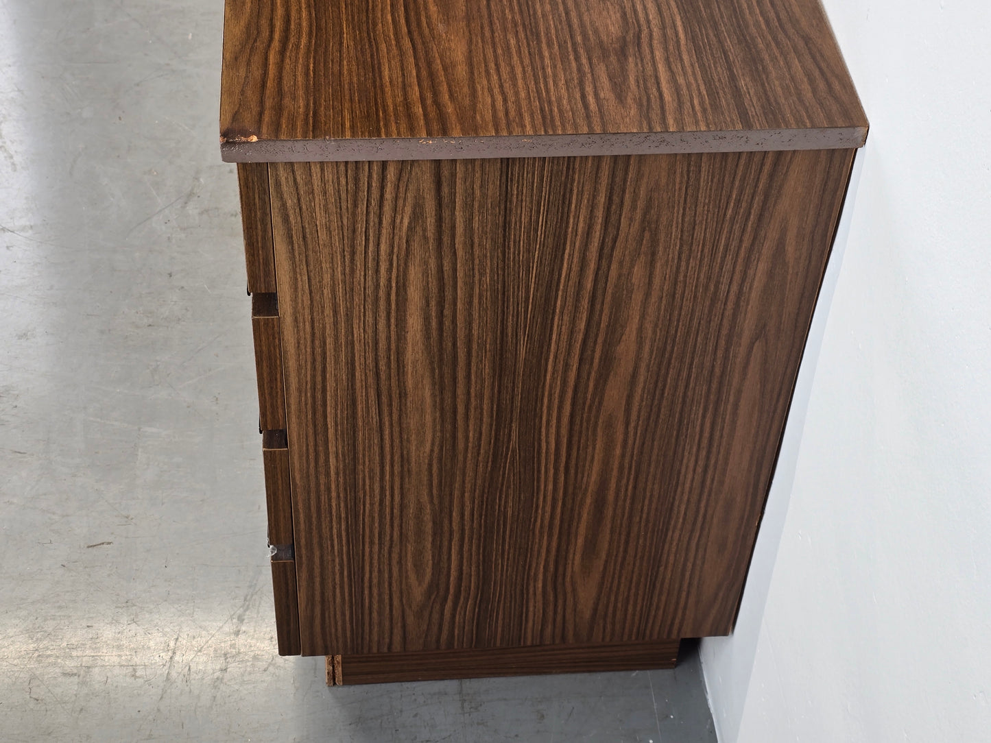 VINTAGE SIDEBOARD kommode tv resopal board ddr retro 1960er braun