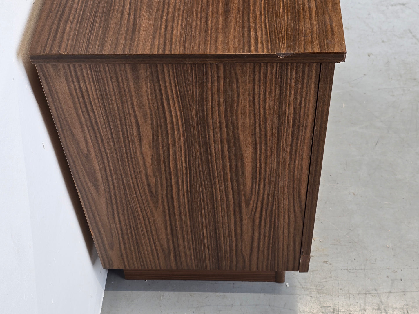 VINTAGE SIDEBOARD kommode tv resopal board ddr retro 1960er braun