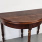 DEMI-LUNE TISCH beistelltisch nussbaum holz antik esstisch küche biedermeier