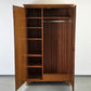 VINTAGE KLEIDERSCHRANK schrank holz antik dunkelbraun nussbaum