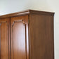 VINTAGE KLEIDERSCHRANK schrank holz antik dunkelbraun nussbaum
