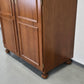 VINTAGE KLEIDERSCHRANK schrank holz antik dunkelbraun nussbaum