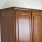 VINTAGE KLEIDERSCHRANK schrank holz antik dunkelbraun nussbaum