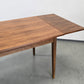 VINTAGE ESSTISCH nussbaum holz tisch küche schreibtisch esszimmer mid century