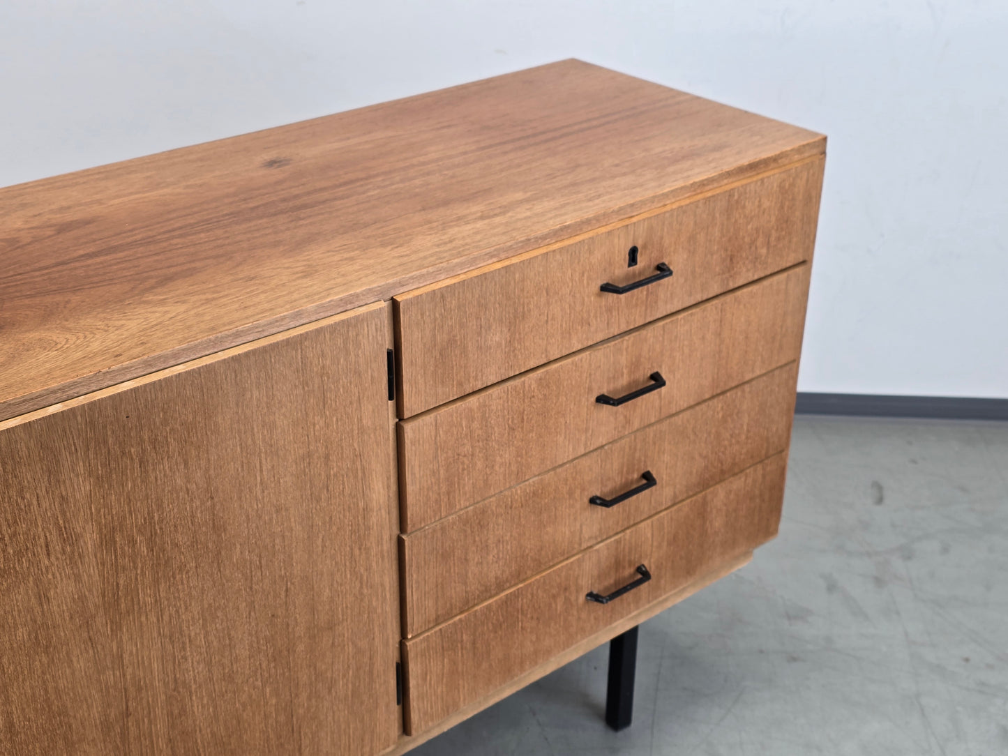 VINTAGE TEAK SIDEBOARD kommode tv board holz mid century