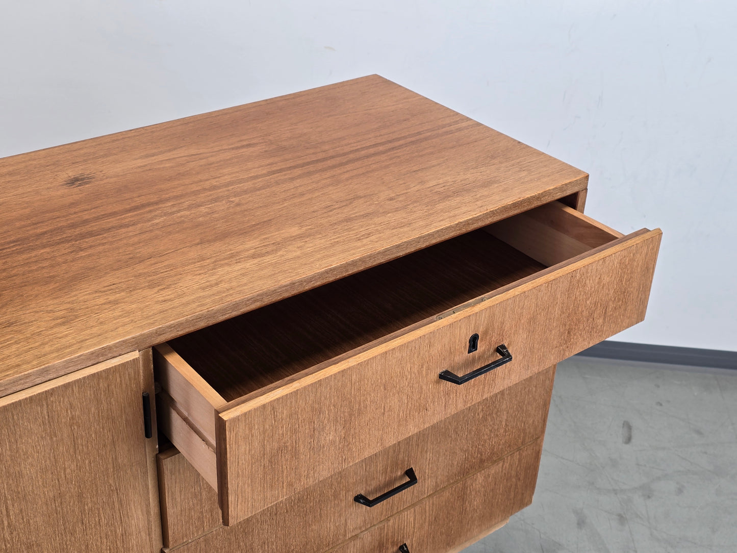 VINTAGE TEAK SIDEBOARD kommode tv board holz mid century