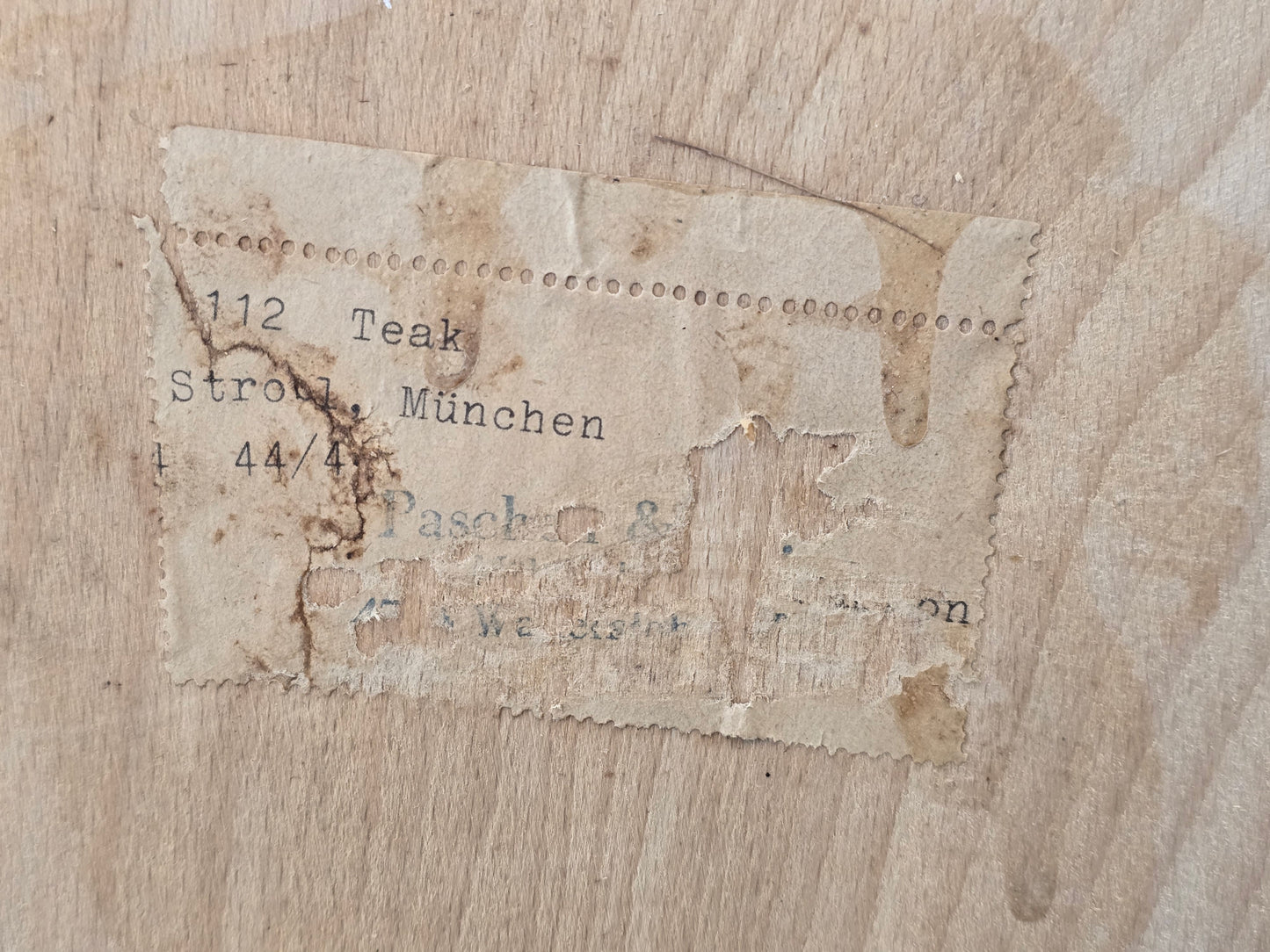 VINTAGE TEAK SIDEBOARD kommode tv board holz mid century