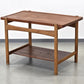 HANS J WEGNER TEAK TISCH couchtisch servierwagen holz beistelltisch massiv