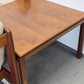 KNOLL ANTIMOTT TEAK SOFA holz couch L ecksofa beige vintage wolle couchtisch