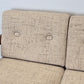 KNOLL ANTIMOTT TEAK SOFA holz couch L ecksofa beige vintage wolle couchtisch