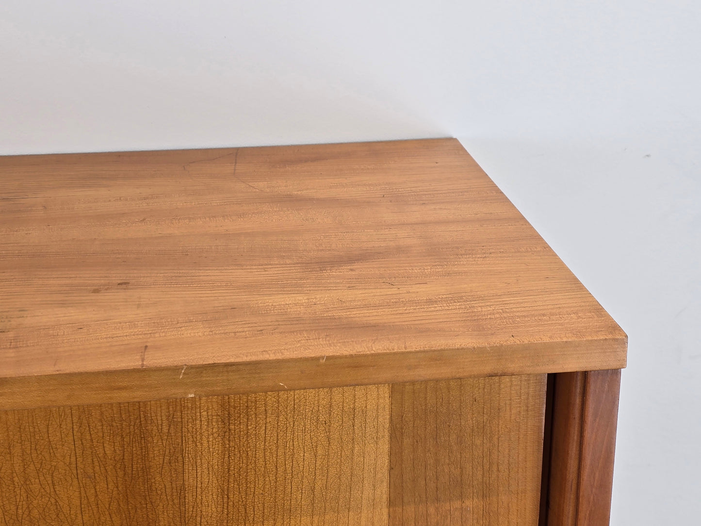 VINTAGE KOMMODE kleiderkommode schrank retro kirscholz 1960er mid century