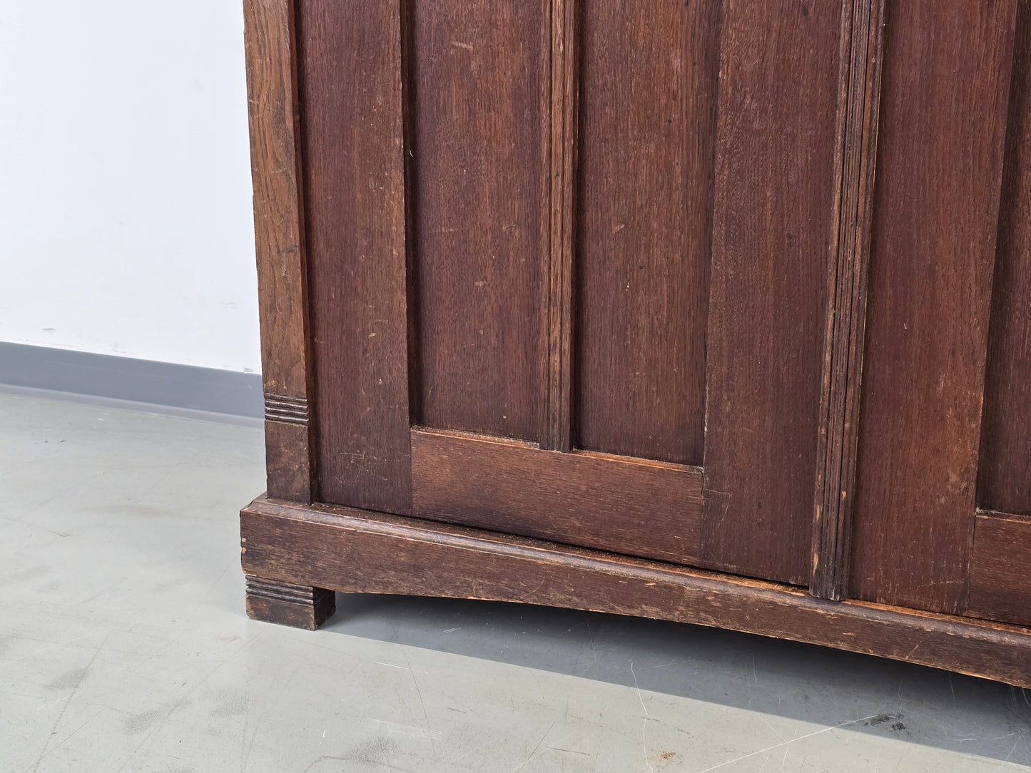 JUGENSTIL VERTIKO kommode schuhschrank antik holz eiche 1900