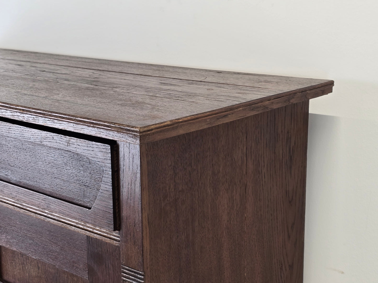 JUGENSTIL VERTIKO kommode schuhschrank antik holz eiche 1900