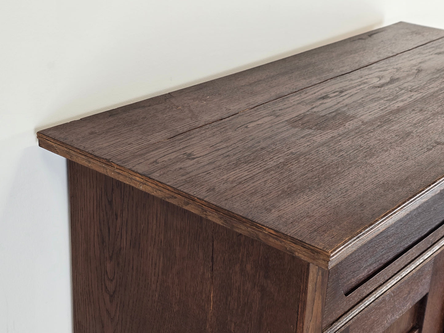 JUGENSTIL VERTIKO kommode schuhschrank antik holz eiche 1900