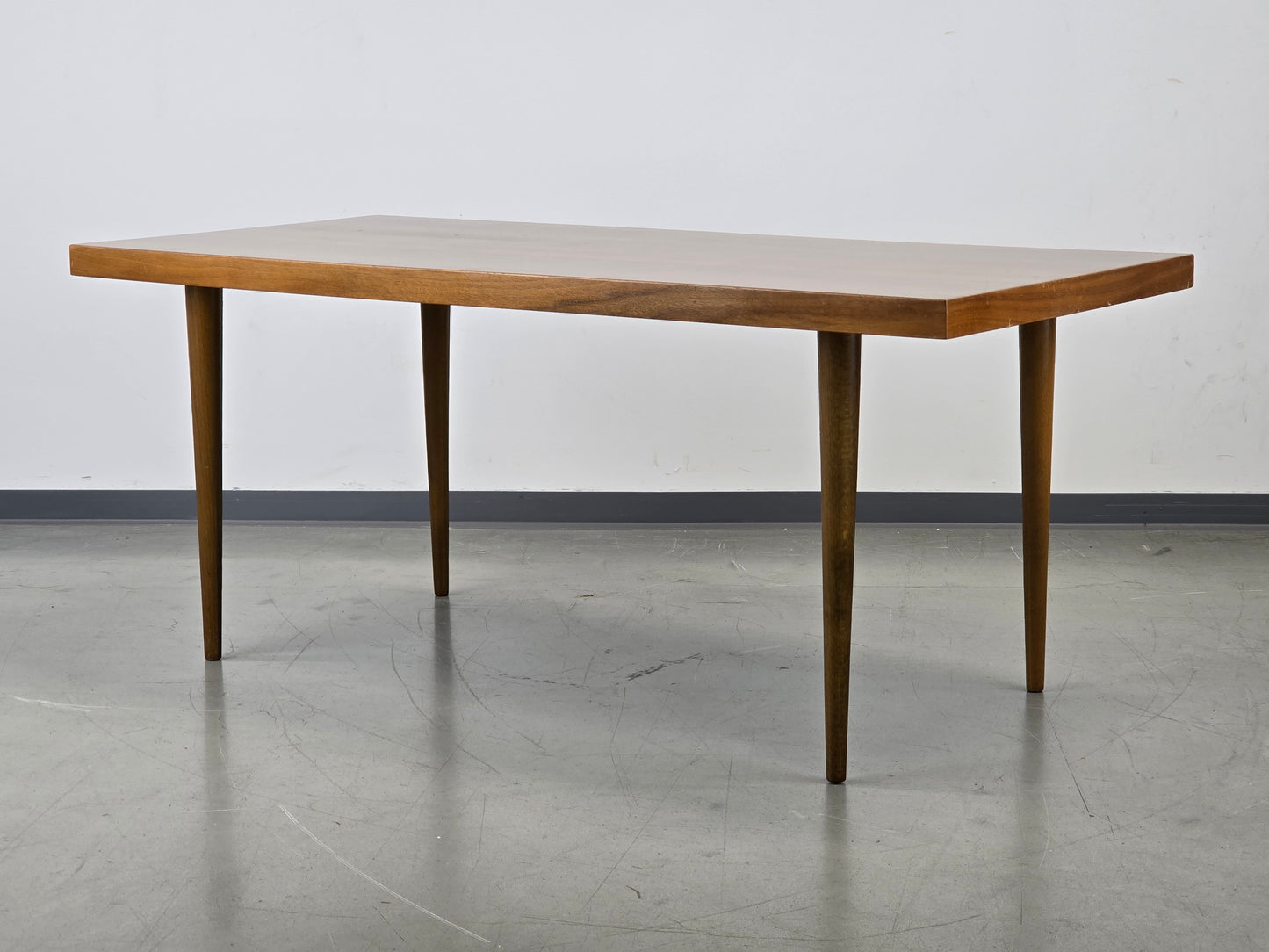 MID CENTURY COUCHTISCH wohnzimmer tisch nussbaum ddr retro vintage beistelltisch