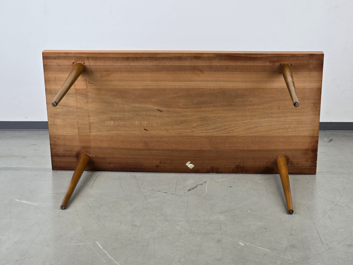 MID CENTURY COUCHTISCH wohnzimmer tisch nussbaum ddr retro vintage beistelltisch