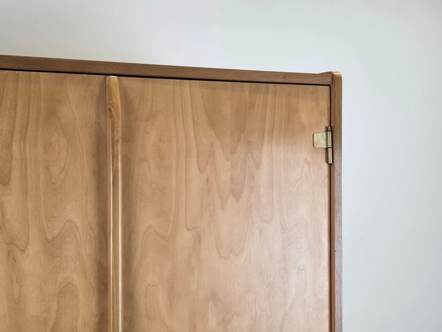 ARNO LAMBRECHT KLEIDERSCHRANK schrank holz birke vintage mid century retro wk möbel