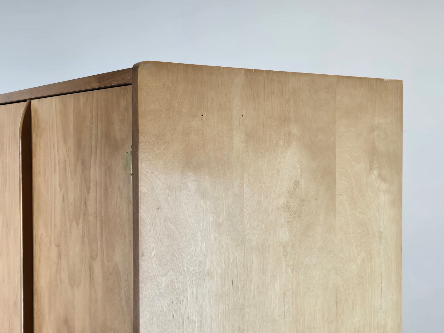 ARNO LAMBRECHT KLEIDERSCHRANK schrank holz birke vintage mid century retro wk möbel