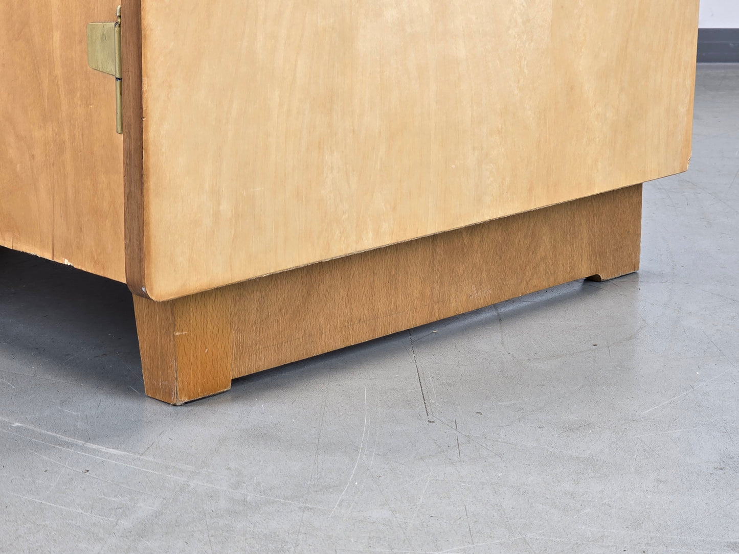 ARNO LAMBRECHT KLEIDERSCHRANK schrank holz birke vintage mid century retro wk möbel