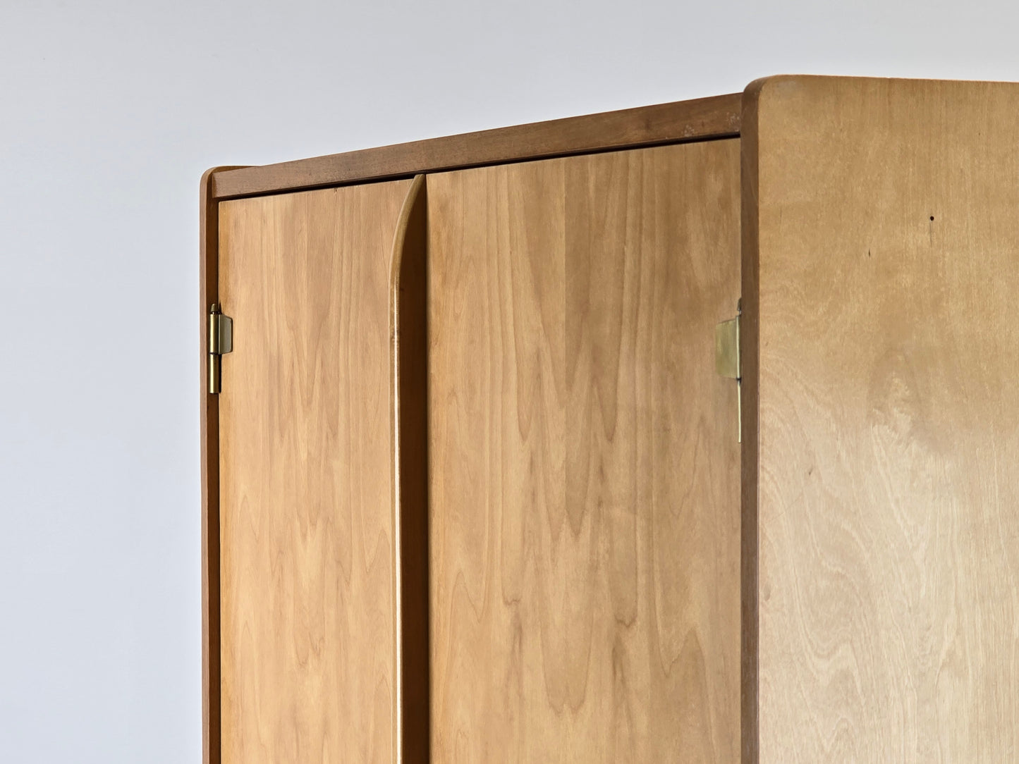 ARNO LAMBRECHT KLEIDERSCHRANK schrank holz birke vintage mid century retro wk möbel