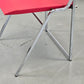 DESIGNER KLAPPSTUHL rot Giandomenico Belotti chrom alias italy stuhl