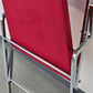 DESIGNER KLAPPSTUHL rot Giandomenico Belotti chrom alias italy stuhl