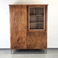 1960ER JAHRE SCHRANK nussbaum holz kleiderschrank vitrine vintage mid century