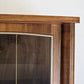 1960ER JAHRE SCHRANK nussbaum holz kleiderschrank vitrine vintage mid century