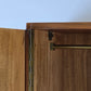 1960ER JAHRE SCHRANK nussbaum holz kleiderschrank vitrine vintage mid century
