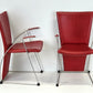 ZUMSTEG STUHL stühle rot metall designer schweiz vintage