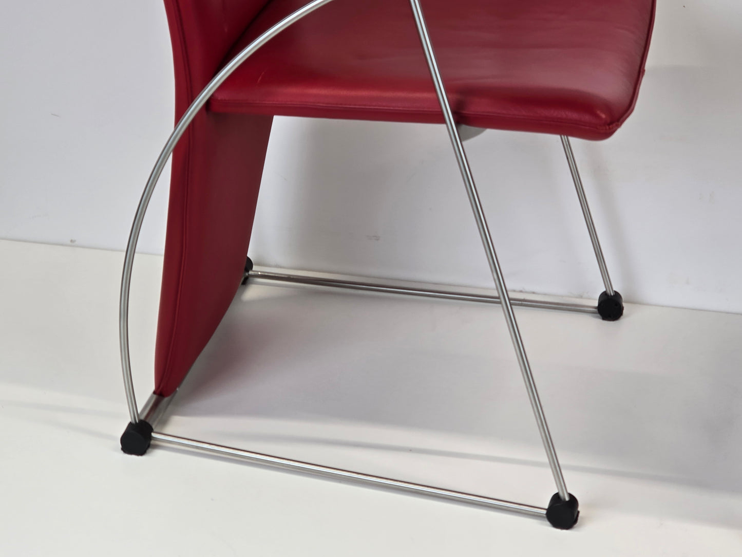 ZUMSTEG STUHL stühle rot metall designer schweiz vintage