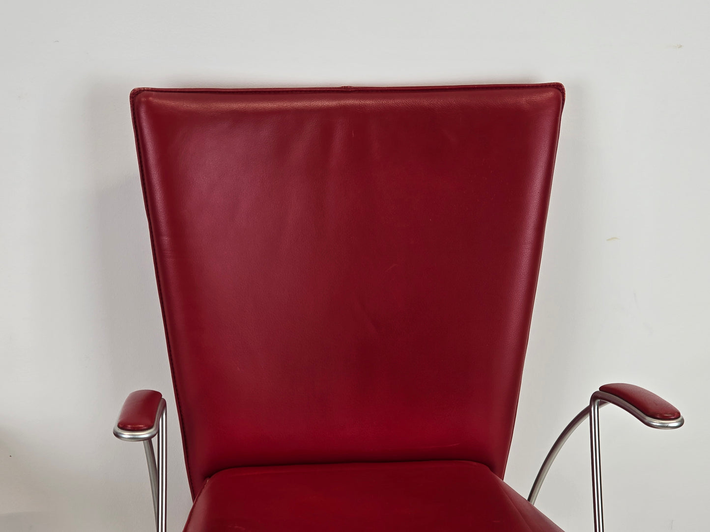 ZUMSTEG STUHL stühle rot metall designer schweiz vintage