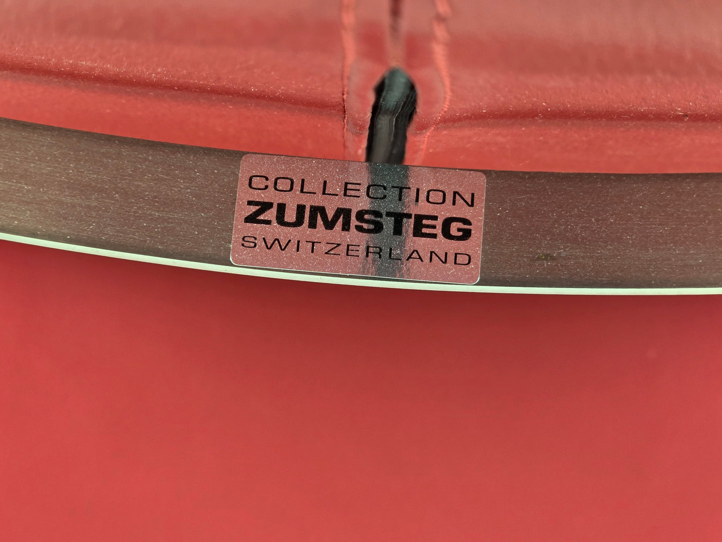 ZUMSTEG STUHL stühle rot metall designer schweiz vintage