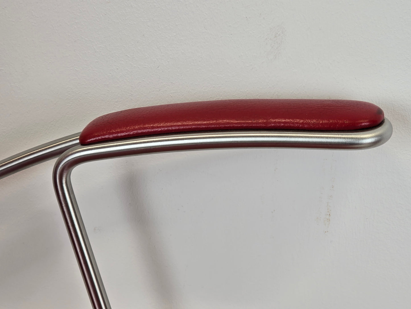 ZUMSTEG STUHL stühle rot metall designer schweiz vintage