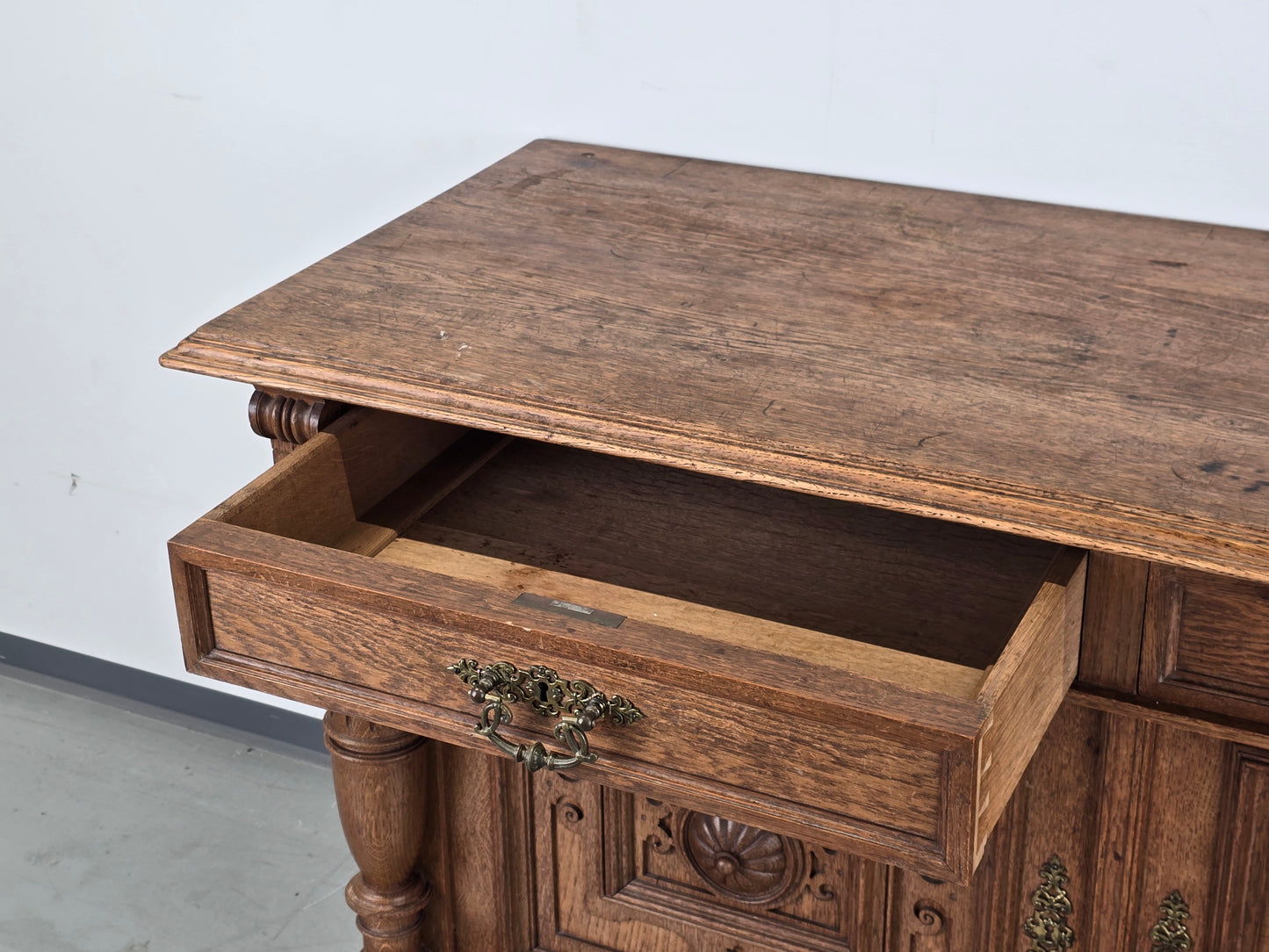 GRÜNDERZEIT SIDEBPARD kommode eiche holz massiv antik buffet