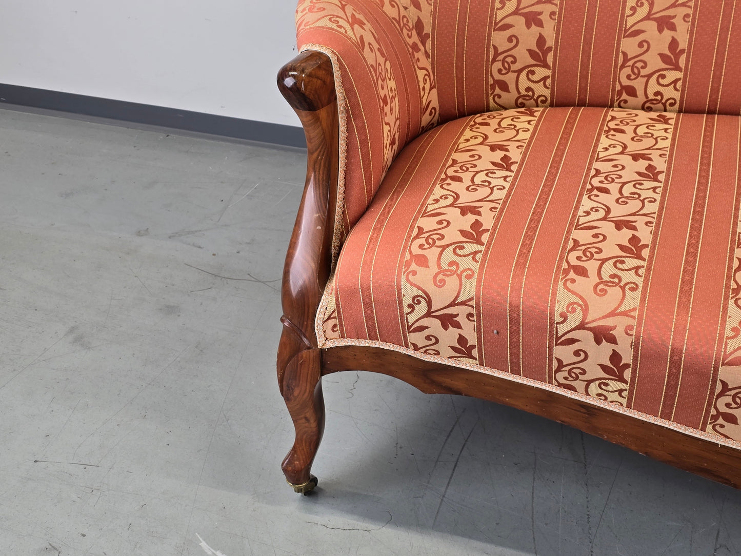 BIEDERMEIER SOFA nussbaum holz couch 2sitzer antik vintage