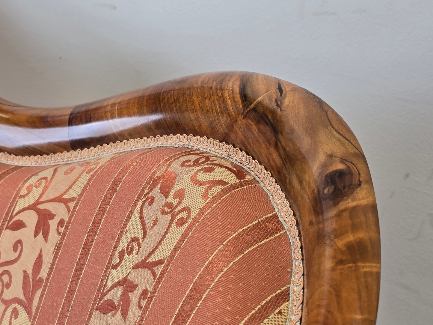 BIEDERMEIER SOFA nussbaum holz couch 2sitzer antik vintage