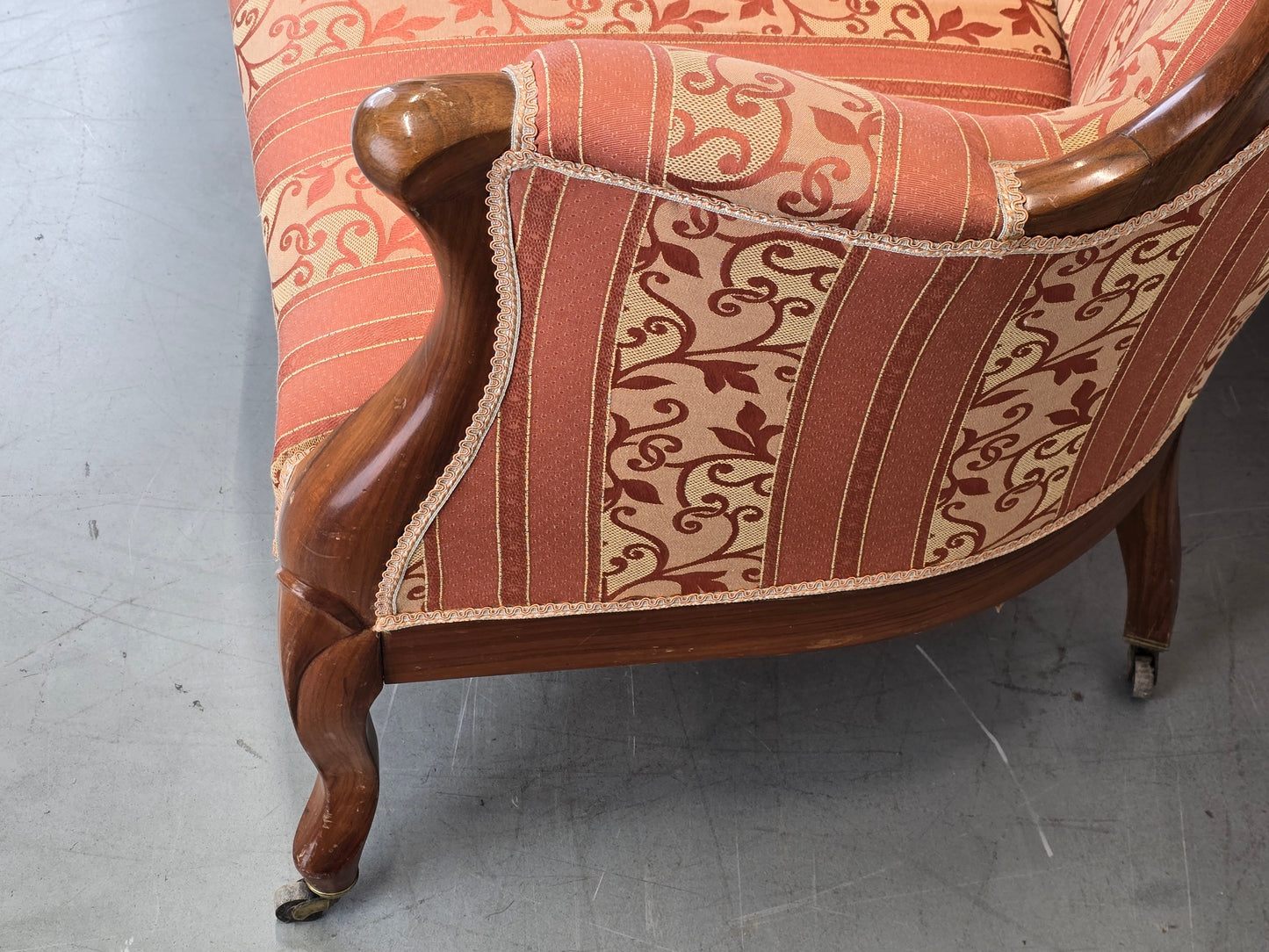 BIEDERMEIER SOFA nussbaum holz couch 2sitzer antik vintage